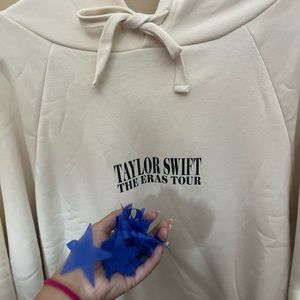 TAYLOR SWIFT ERAS TOUR BEIGE HOODIE